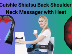 Mo Cuishle Shiatsu Back Shoulder and Neck Massager with Heat